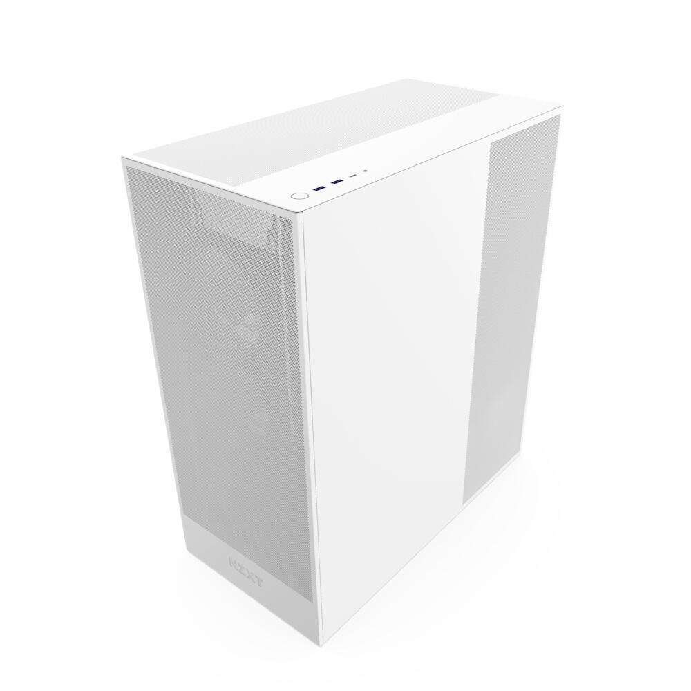 Kasë PC NZXT H7 Flow / Mid Tower / E-ATX / 3x 120mm Fan / Tempered Glass – Bardhë 5