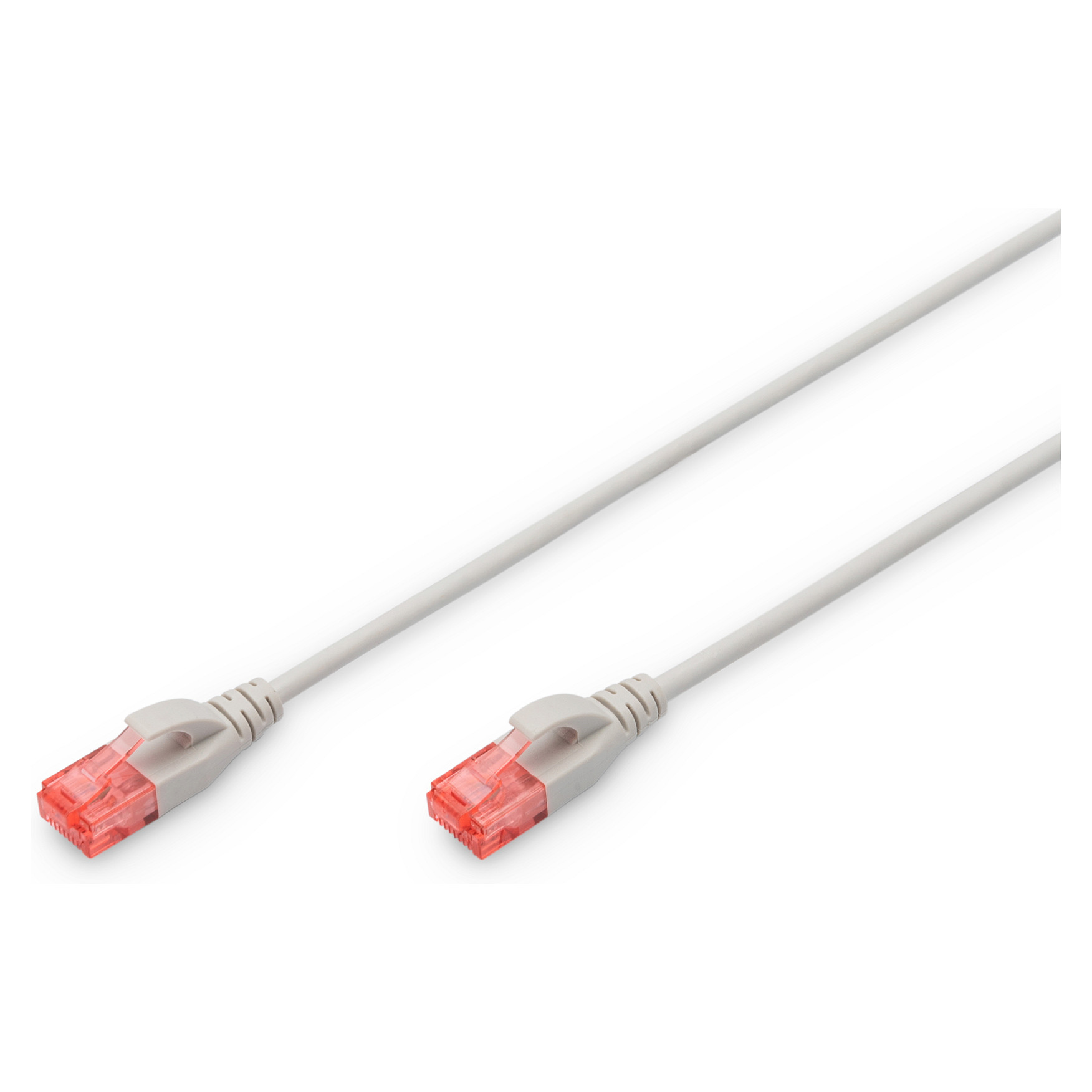 Kabllo rrjeti DIGITUS Cat6 U/UTP Slim Patch Cable / 2m - Gri
