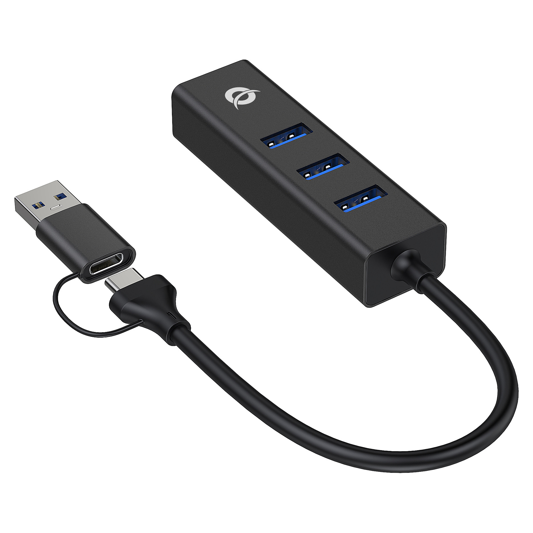Hub Conceptronic DONN07BA, 3x USB-A, Gigabit Ethernet, USB 3.2 Gen 1, 5Gbps - Zezë 3
