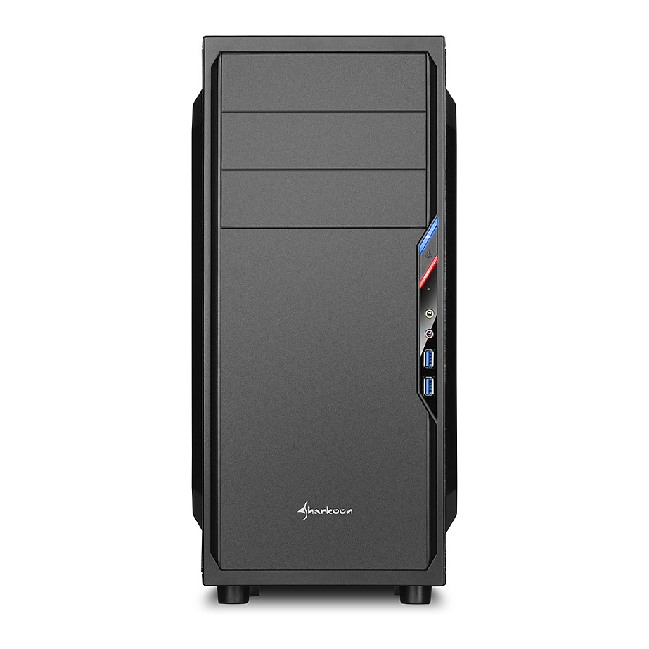 Kasë Sharkoon VS4-V USB3.0 Midi Tower - Zezë thumbnail 2