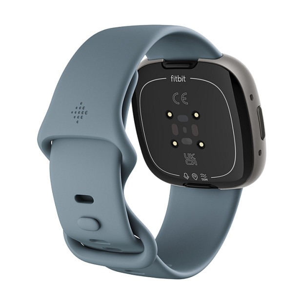 Orë e mençur Fitbit Versa 4, 1.58", AMOLED, GPS, Bluetooth 5.0, NFC – Blu/Argjend thumbnail 3