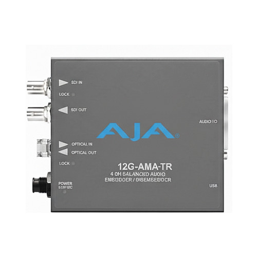 Konvertues Audio AJA 12G-AMA, 12G-SDI, 4 Kanale Audio Analoge, Embedder/Disembedder 3