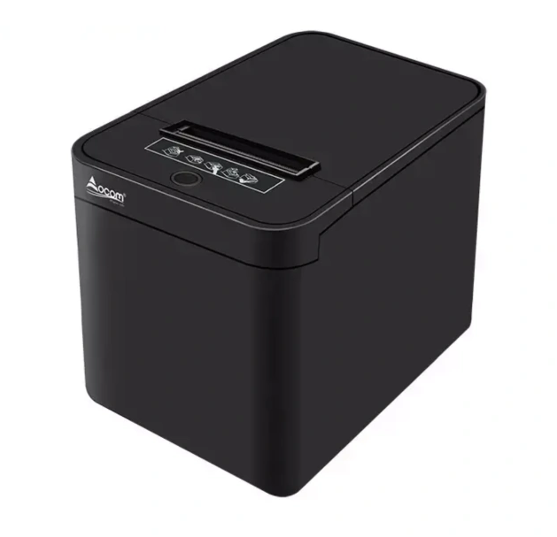 Printer Termik OCOM 80mm me Prerës Automatik, USB, LAN - Zezë