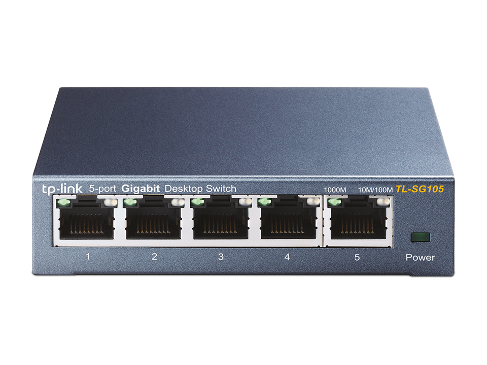 TP-Link LS1008 8-Port 10/100Mbps Desktop Switch – Fast Ethernet, Unmanaged, Plug & Play, Bardhë 4