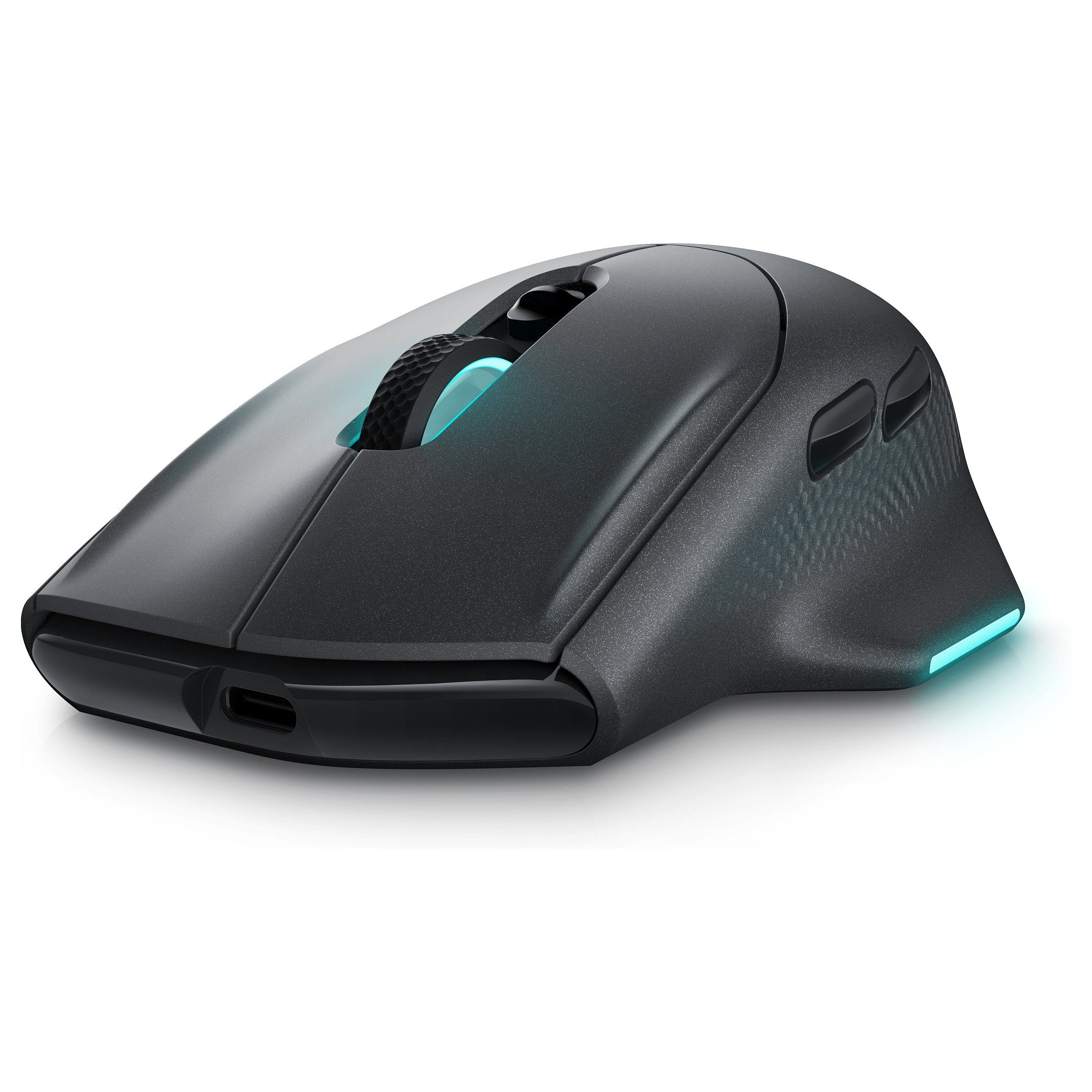 Maus gaming Alienware AW620M, wireless 2.4GHz, USB-C, optik, 26000 DPI, 7 butona të programueshëm, RGB – Zezë 5