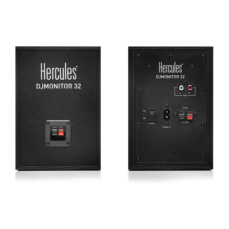 Altoparlantë Hercules DJMonitor 32, 2.0, 30W RMS, 60W Peak, RCA, Woofer 3" - Zezë 5