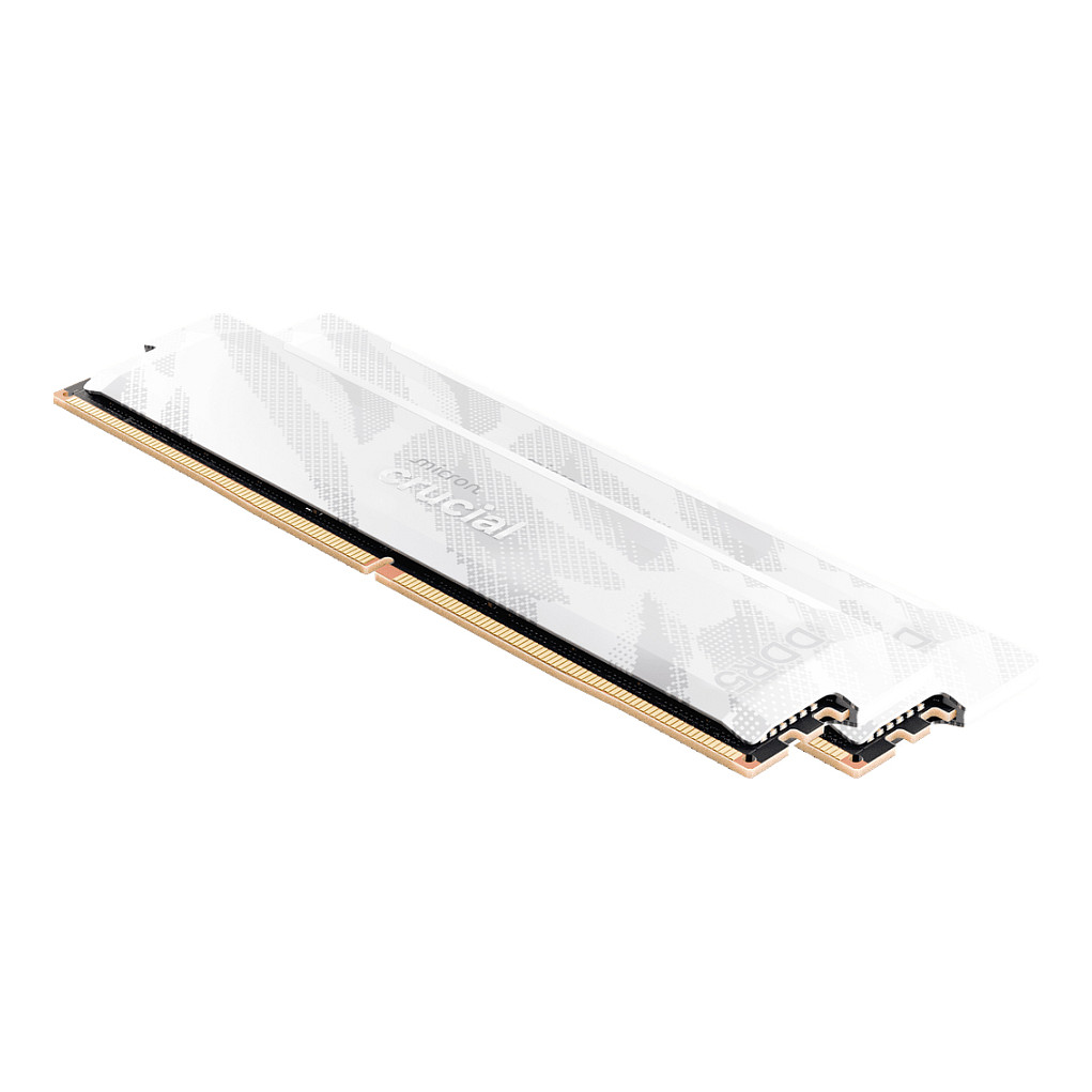 RAM Memorie DDR5 Crucial Pro Overclocking, 32GB (2x16GB), 6400MHz, CL32, 288-pin, 1.35V - Bardhë
