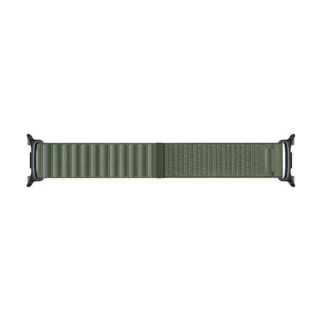 Rrip për ora Samsung Galaxy Watch9 / Fabric Band / Madhësia S/M - Gjelbër