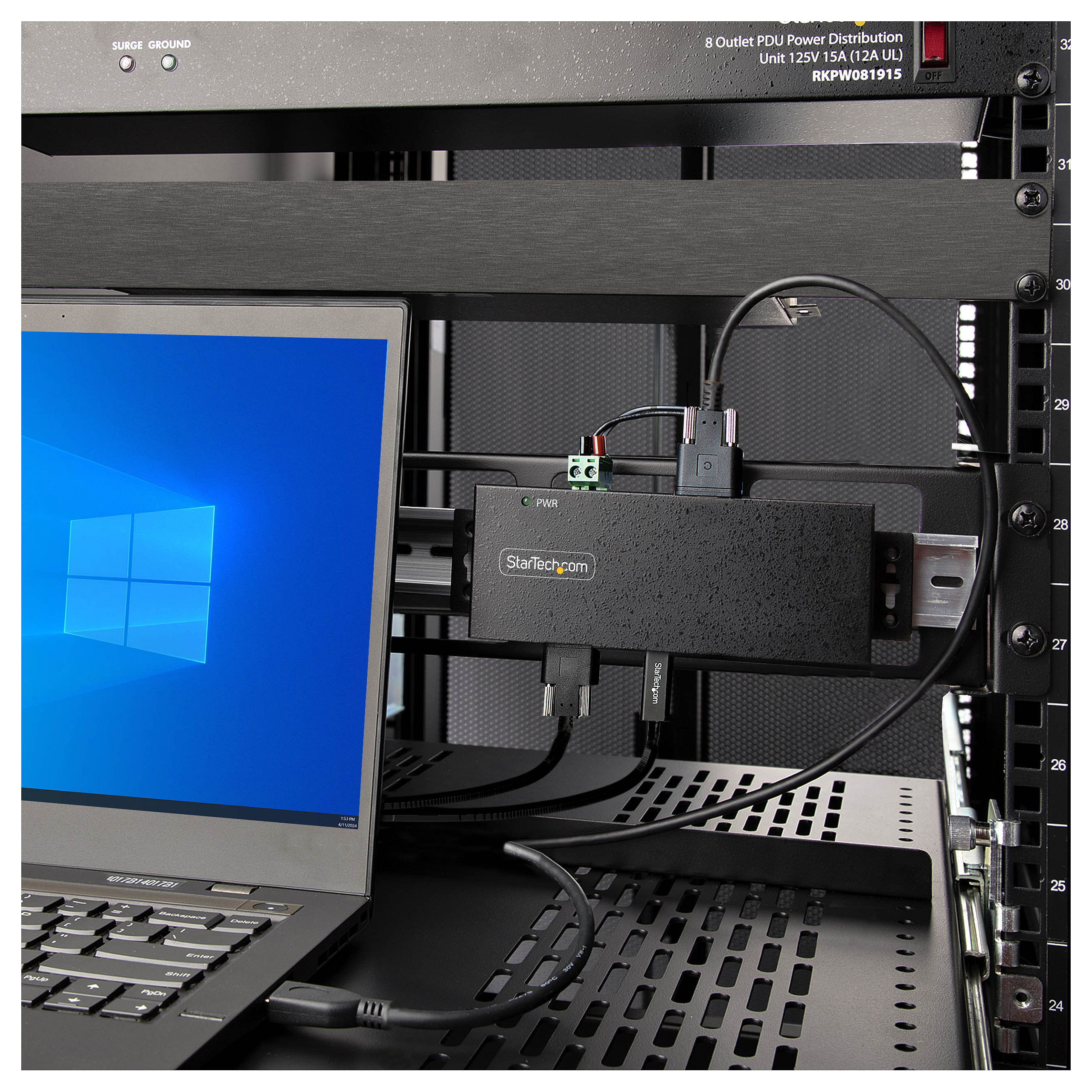 Hub StarTech.com HB31C5A2CSC Industrial 7-Port USB-C 10Gbps / 5x USB-A / 2x USB-C – Zezë 9