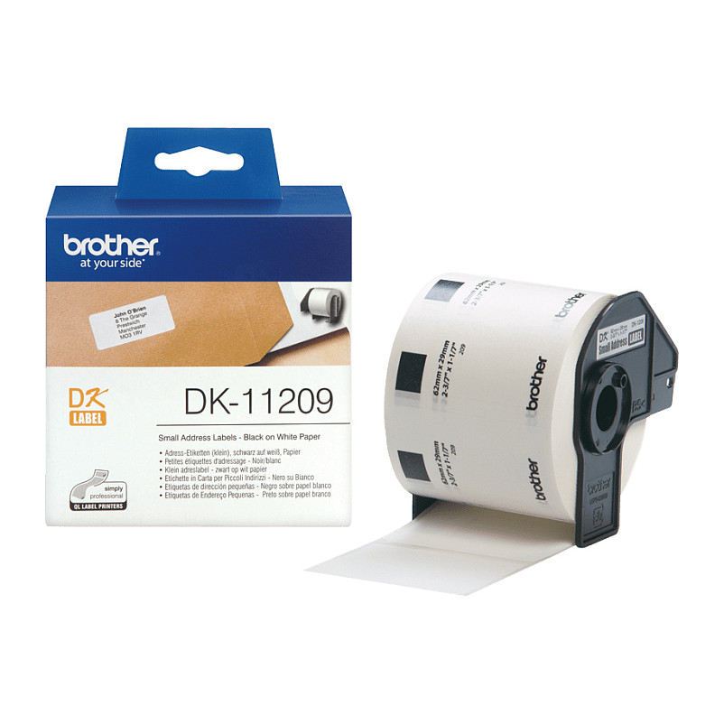 Shirit Etiketimi Brother M-K621BZ, Tipi M, 9 mm × 8 m, Tekst i Zi në Shirit të Verdhë 6