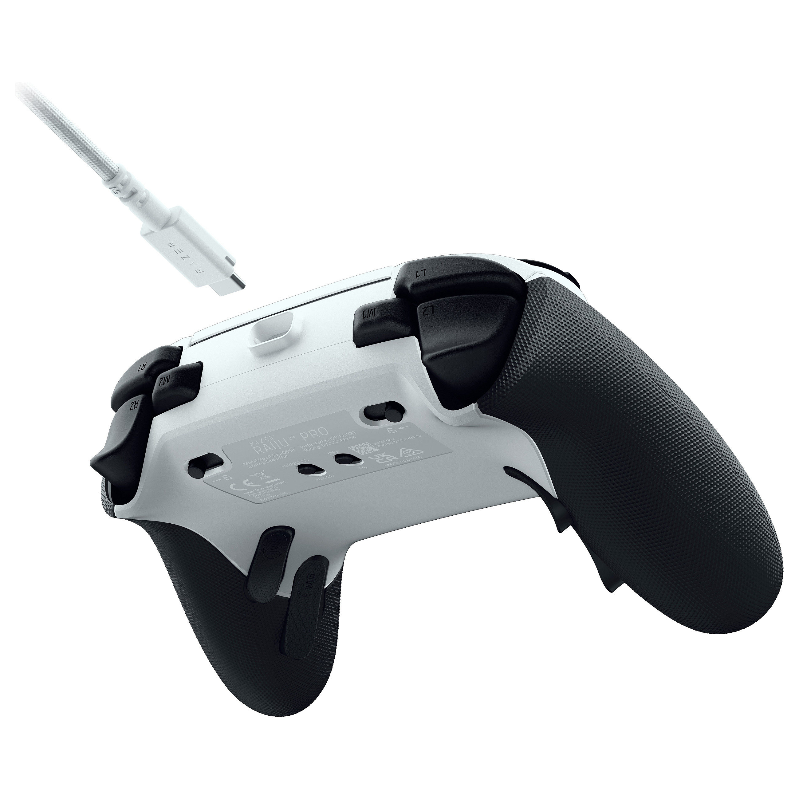 Kontroller për PlayStation 5 & PC Razer Raiju V3 Pro Wireless E‑Sport – Bardhë / Zezë 4