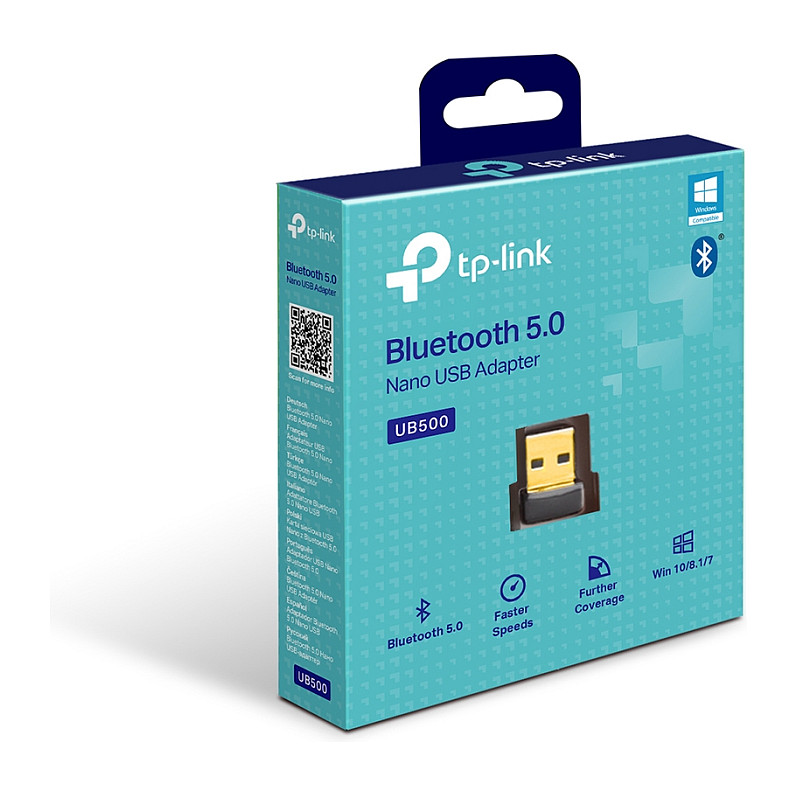 TP-Link UB500 Bluetooth 5.0 Nano USB Adapter – Bluetooth 5.0, USB, E Zezë thumbnail 5