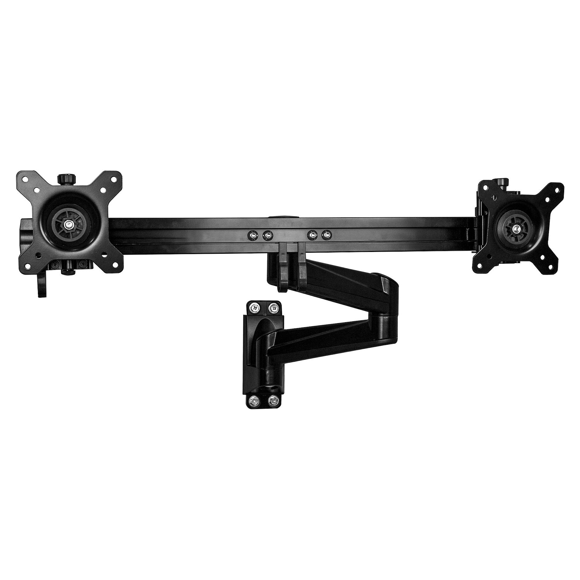 Mbajtëse për Monitor StarTech.com ARMDUALWALL / 2 Monitorë / 15–24" / deri 5kg për Monitor / VESA 75x75 & 100x100 / Montim në Mur / Rotacion 360° - Zezë 2