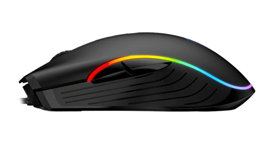 Maus Gaming MSI FORGE GM300, me kabllo, Sensor Optik, Ndriçim RGB, Dizajn Ergonomik – Zezë 4