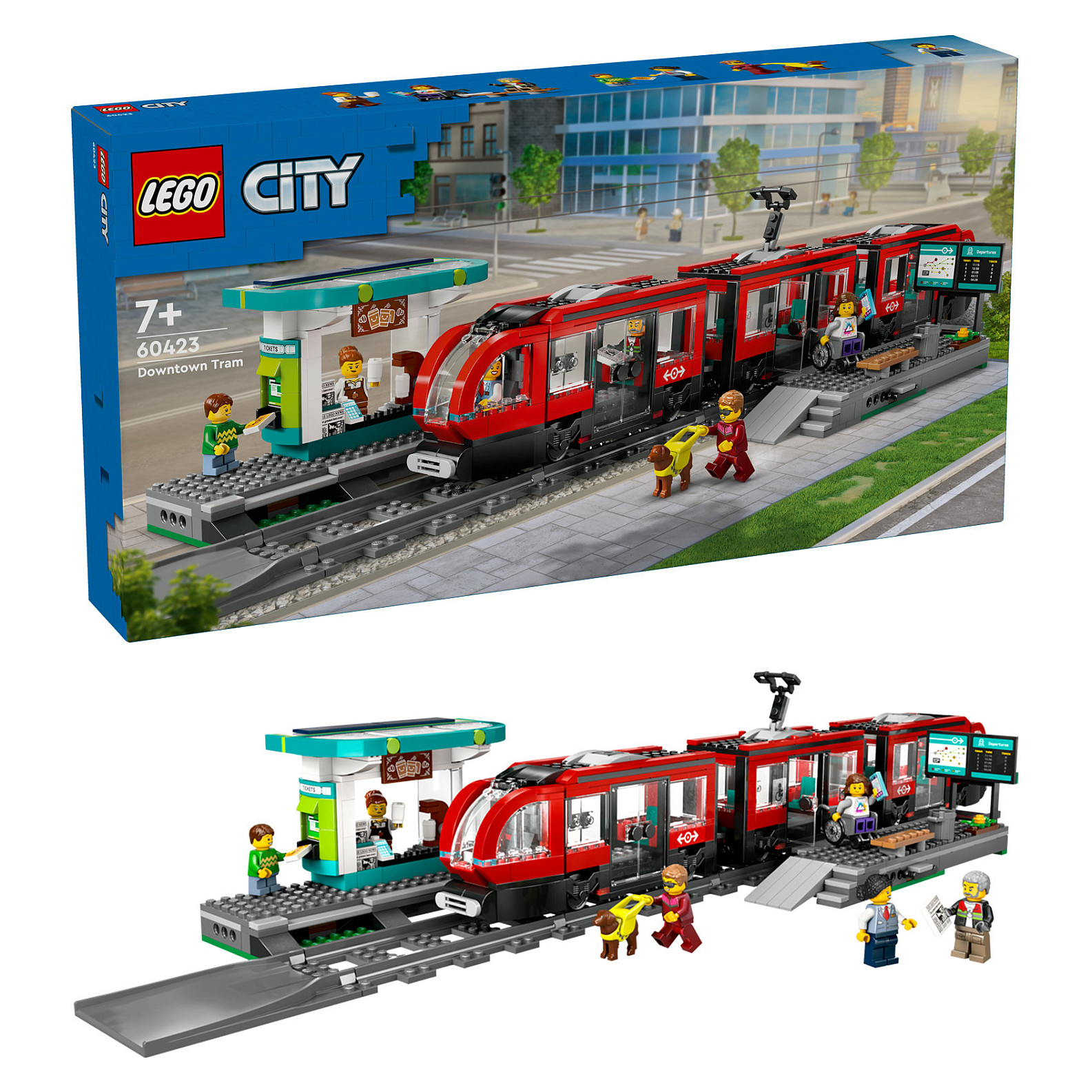 LEGO 60423 City: Tram with Stop thumbnail 3