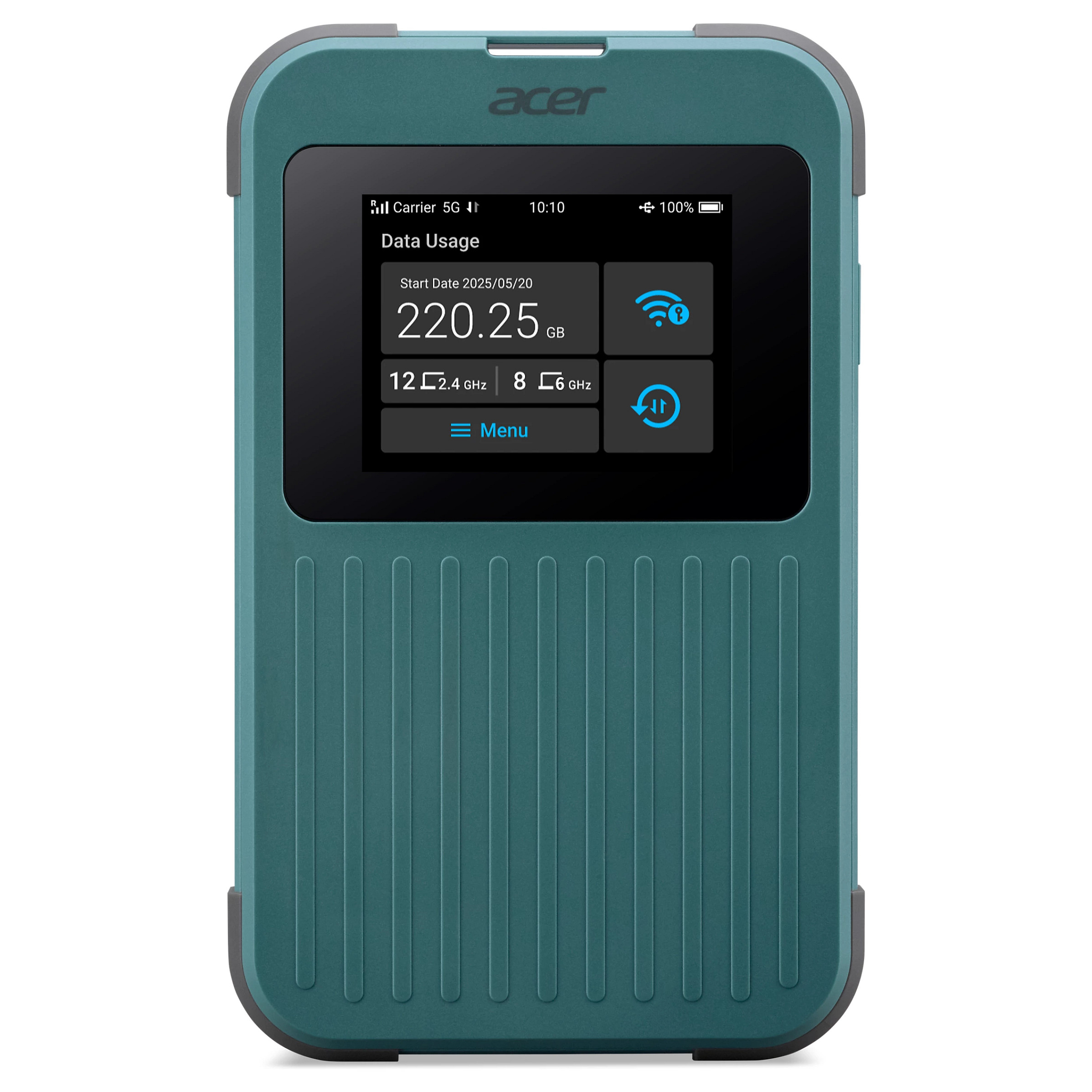 Acer Connect Enduro M4 5G Mobile Hotspot / Wi-Fi 6 AX1200 / 20GB International Data / 8000mAh / IP68 3