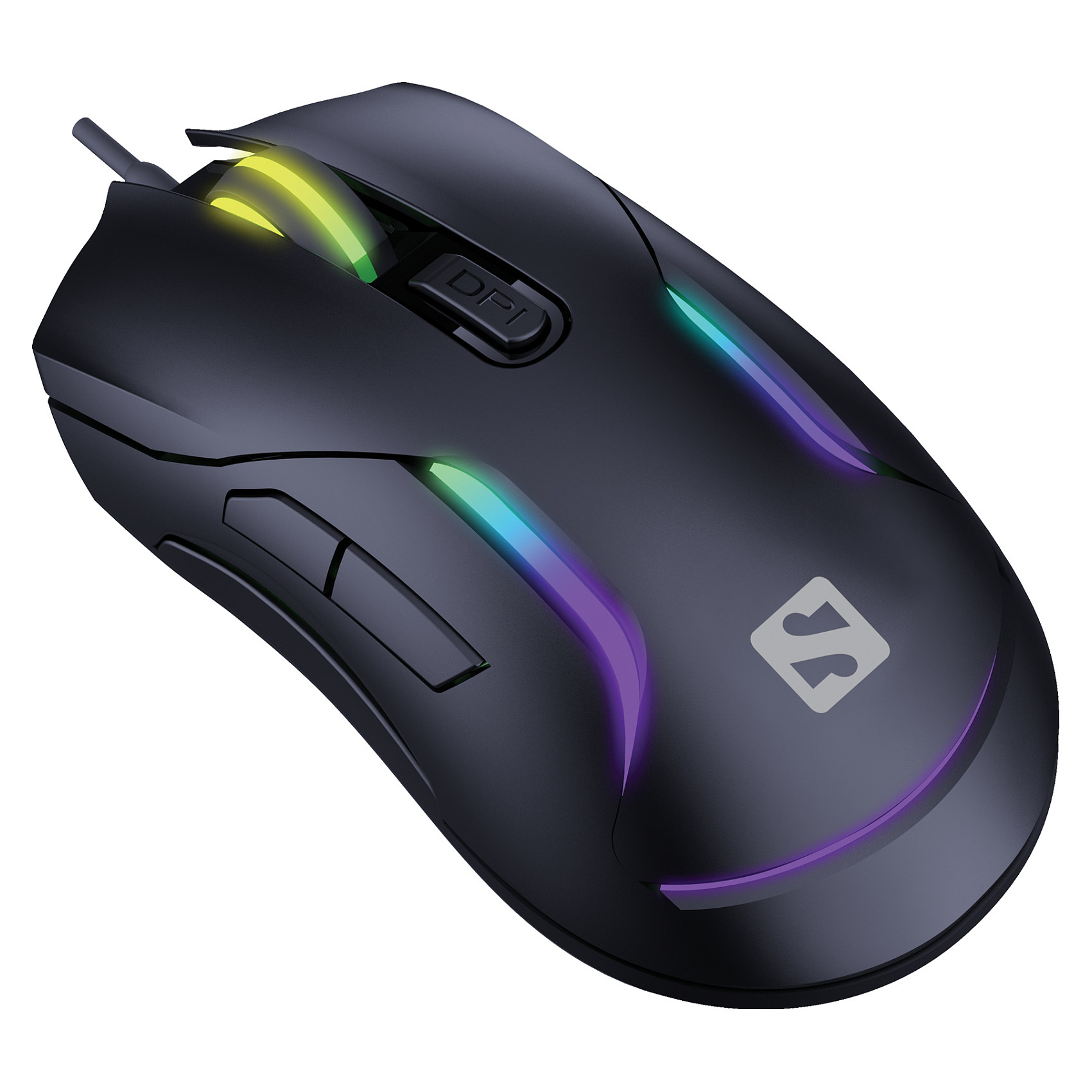 Maus Gaming Sandberg Azazinator Mouse 6400 / Sunplus 6651B / 6400 DPI / 7 Butona / USB 2.0 / 1.5m - Zezë 7