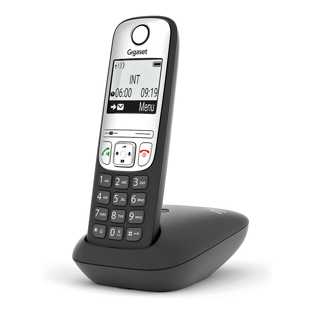 Telefoni thjeshtë analog A690 DECT - Zezë / Argjend thumbnail 5