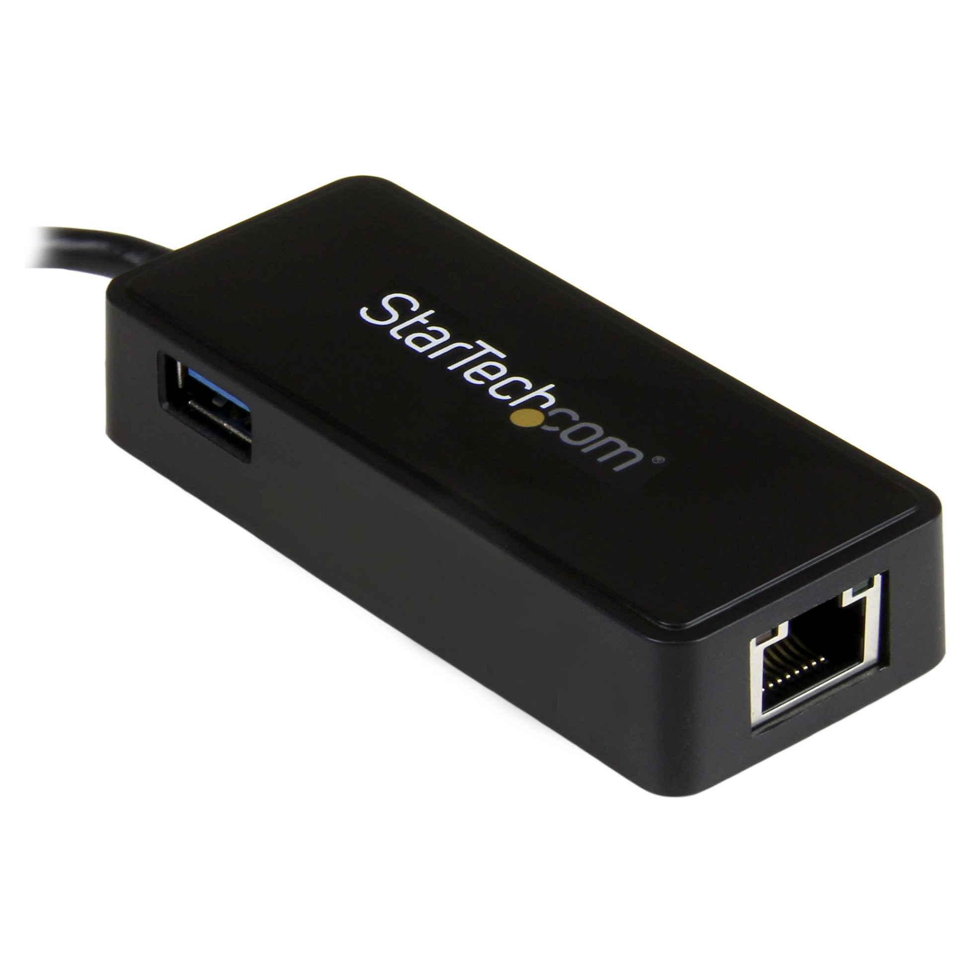 Adapter Rrjeti StarTech.com US1GC301AU, USB-C në RJ45 Gigabit, USB-A, 10/100/1000Mbps, USB 5Gbps - Zezë 3