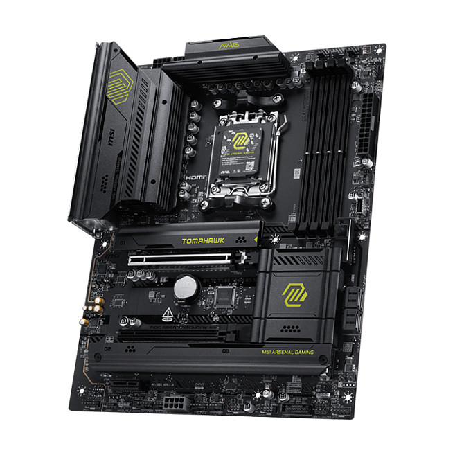 Pllakë Amë AMD AM5 MSI MAG B850 TOMAHAWK WIFI / DDR5 / ATX / HDMI