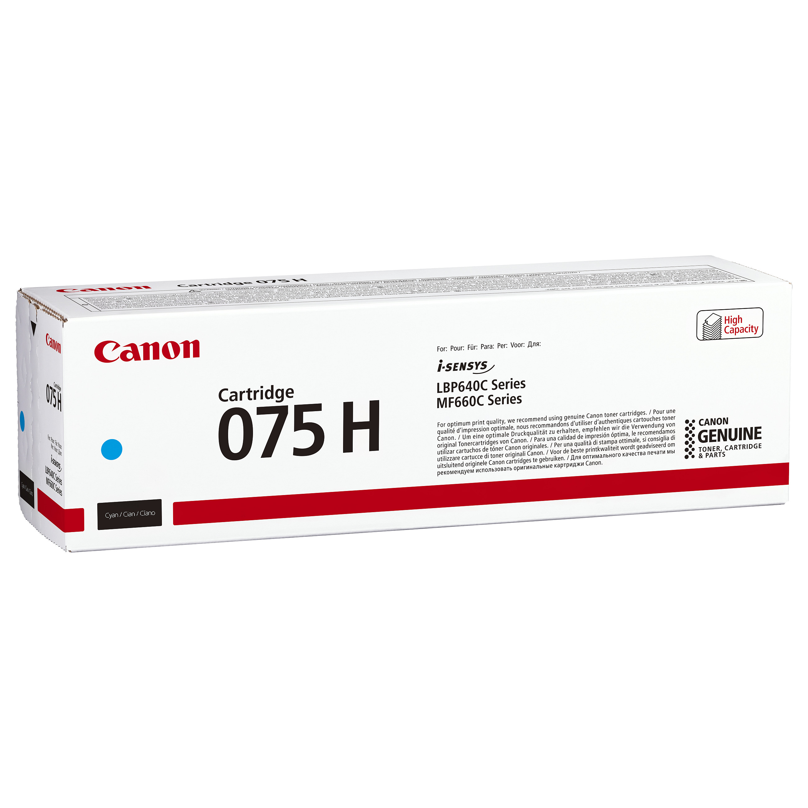 Toner Canon 075H, 2,500 faqe - Blu thumbnail 3