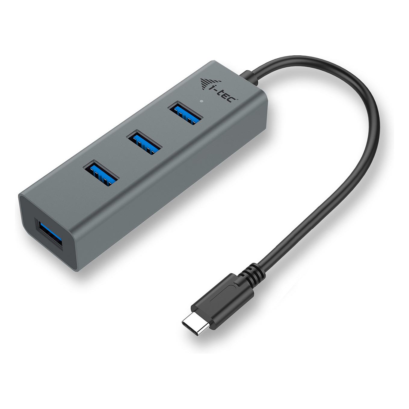 USB Hub D I-TEC, USB-C, METAL, 4 porte