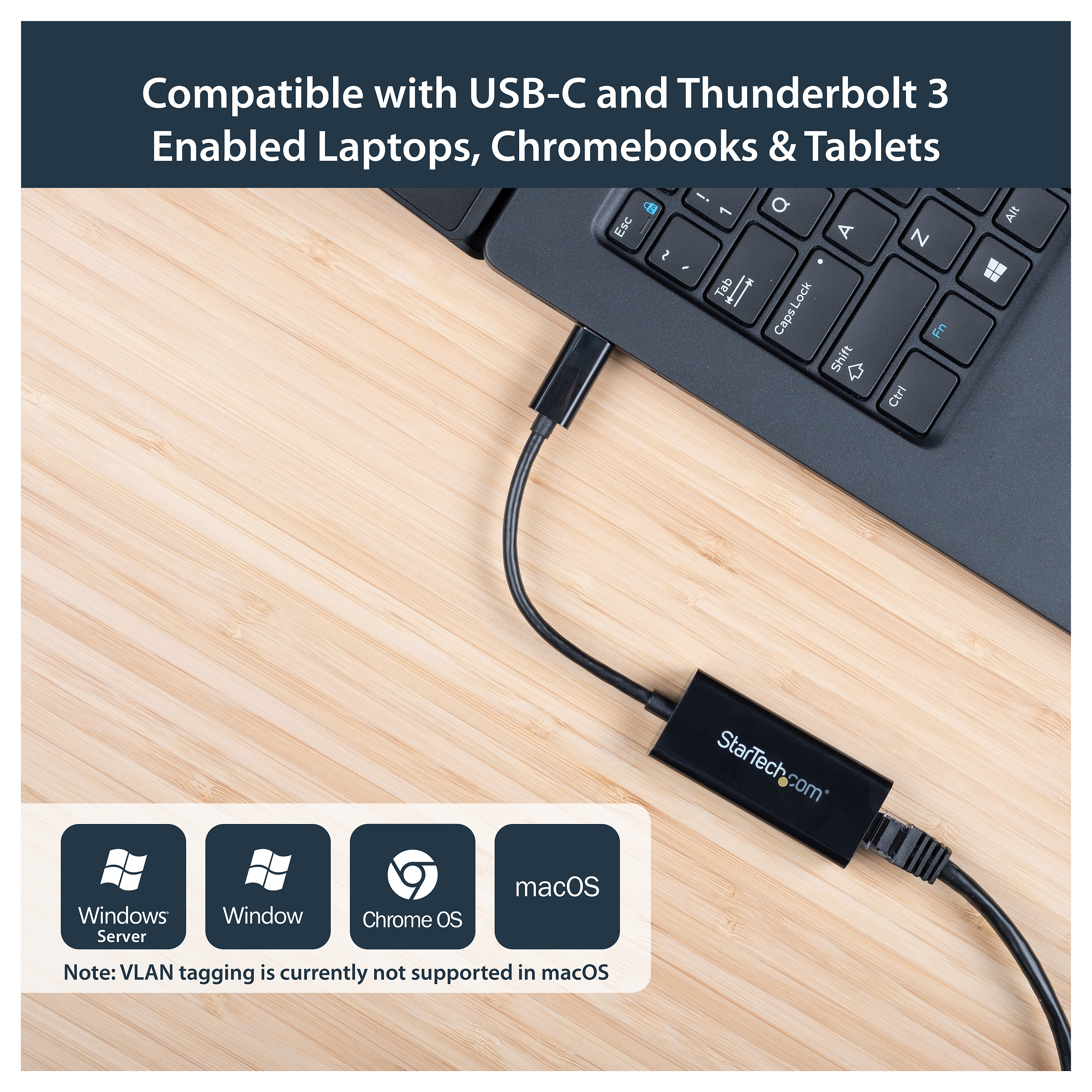 Adapter Rrjeti USB StarTech.com US1GC30B, USB-C 3.2 Gen 1, 1x Gigabit LAN RJ45, 10/100/1000Mbps, Realtek RTL8153 - Zezë 6