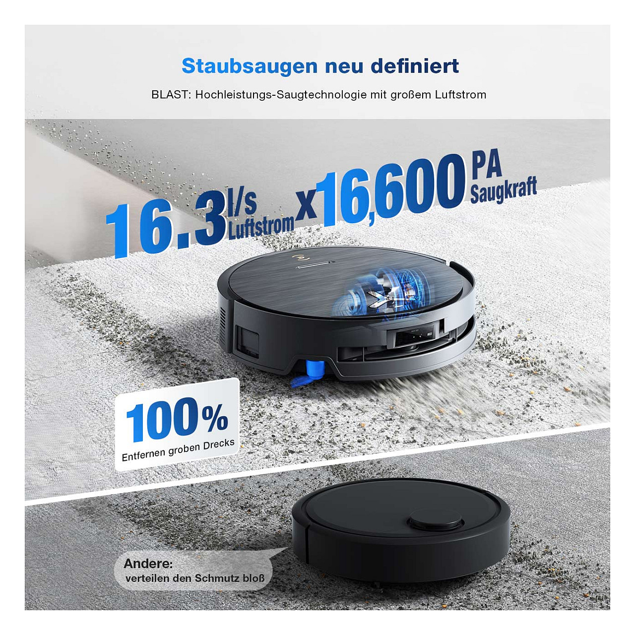 Fshesë Robotike Deebot X9 PRO OMNI – Zezë thumbnail 5