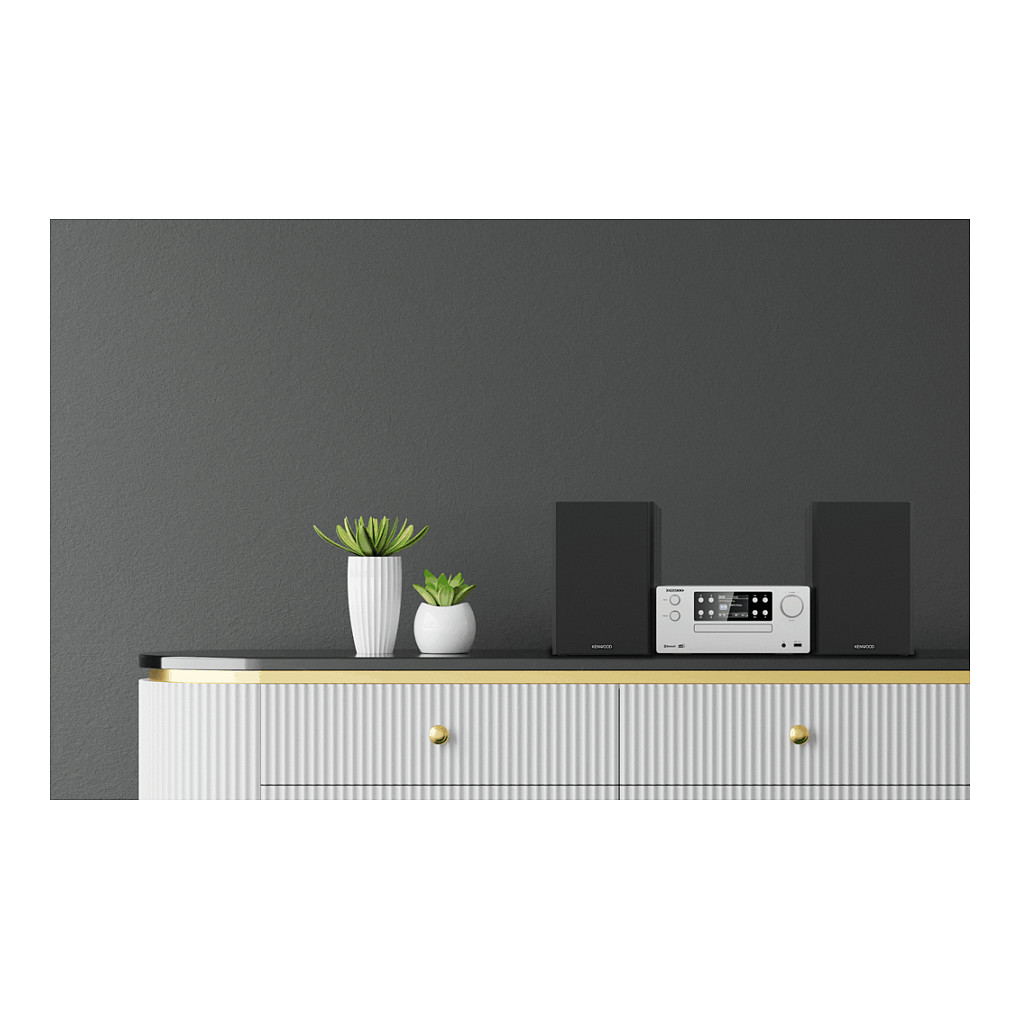 Sistem Audio për Shtëpi Kenwood M-925DAB-S, 50 W, DAB+, FM, RDS, Dalje për Kufje 3.5 mm - Zezë, Argjend 4