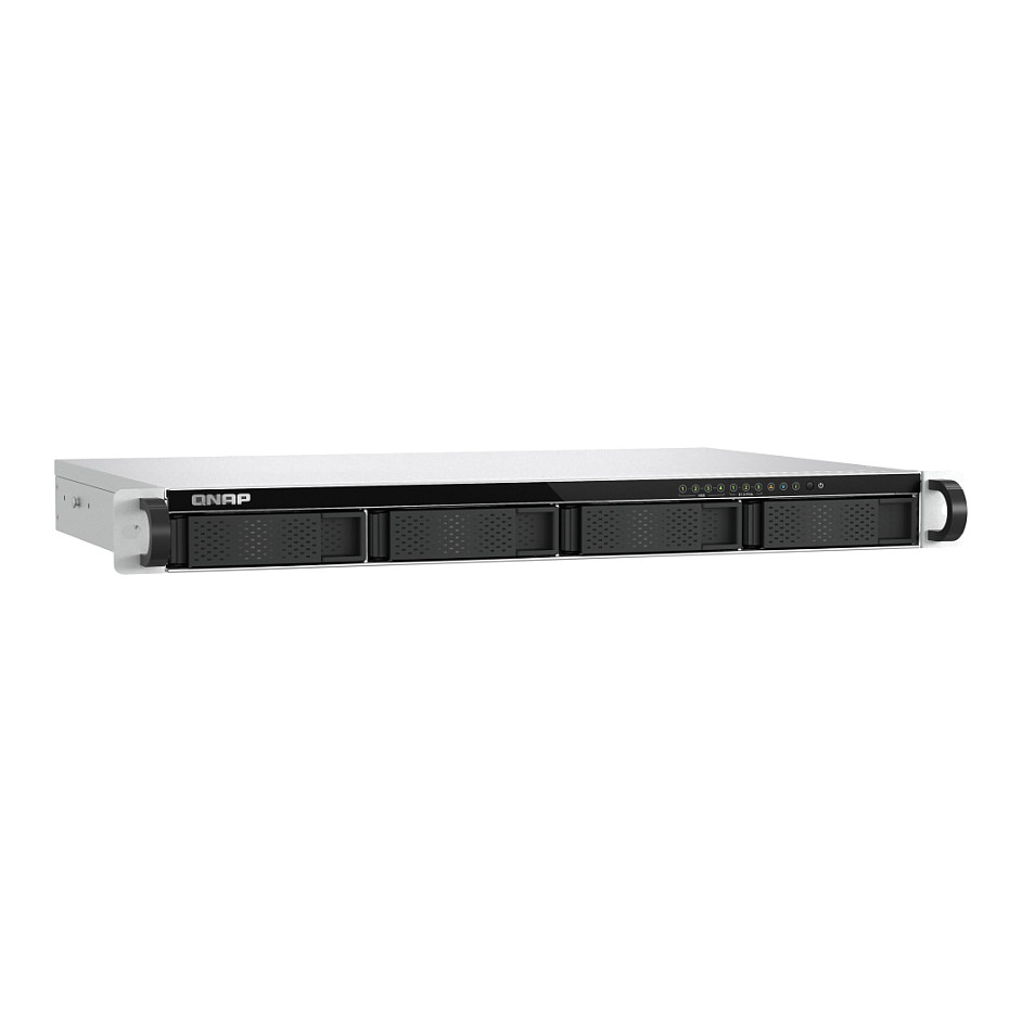 NAS QNAP TS-h765eU-8G, Atom x7405C, 8GB DDR5 ECC, 4 Bay SATA, 3 × M.2 NVMe, 2 × 2.5GbE, 1U Rackmount - Argjend 6