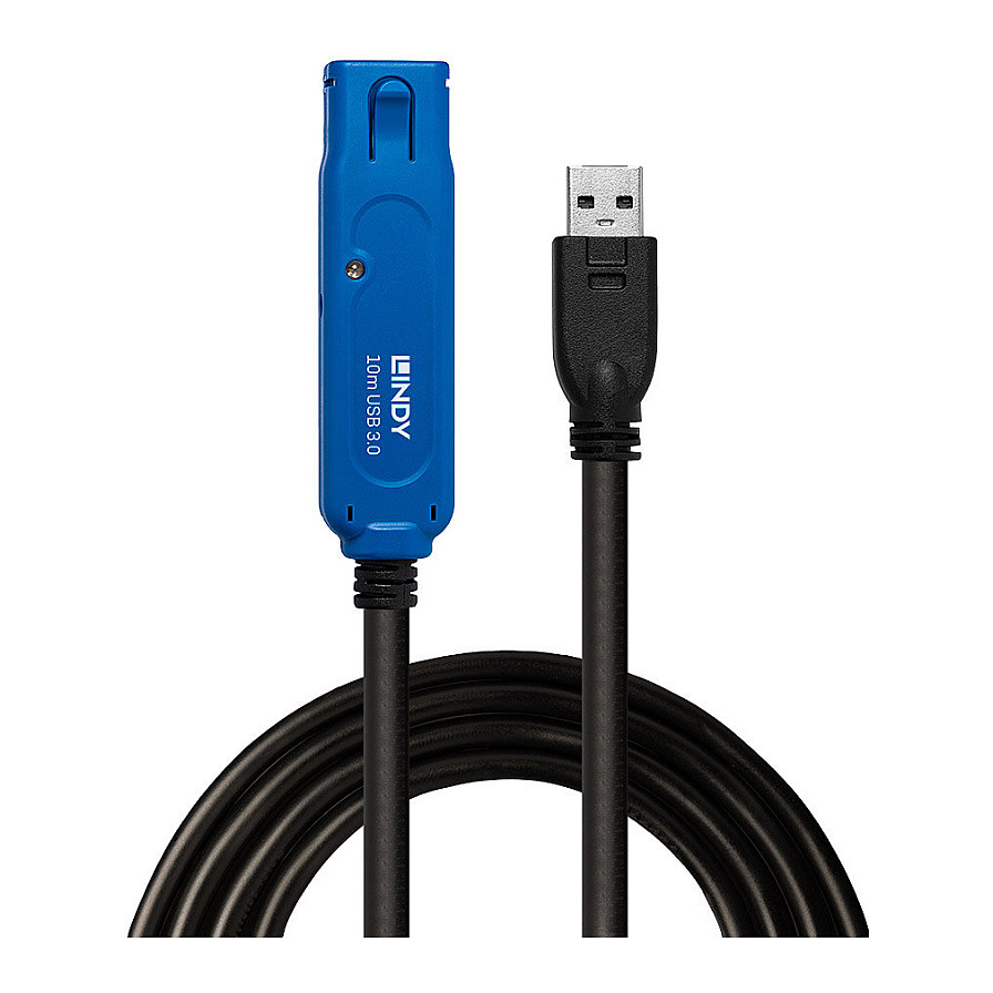 Kabllo USB LINDY 43157, USB 3.0, USB-A Mashkull në USB-A Femër, 5Gbps, 10m, Zgjatuese Aktive - Zezë 7