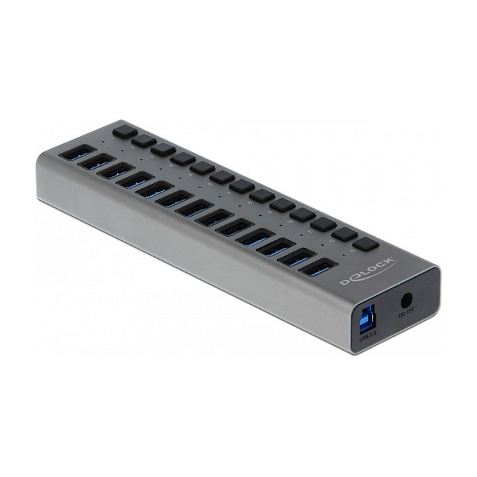HUB Cellularline 4‑Port / USB‑C Connector – Gri 3