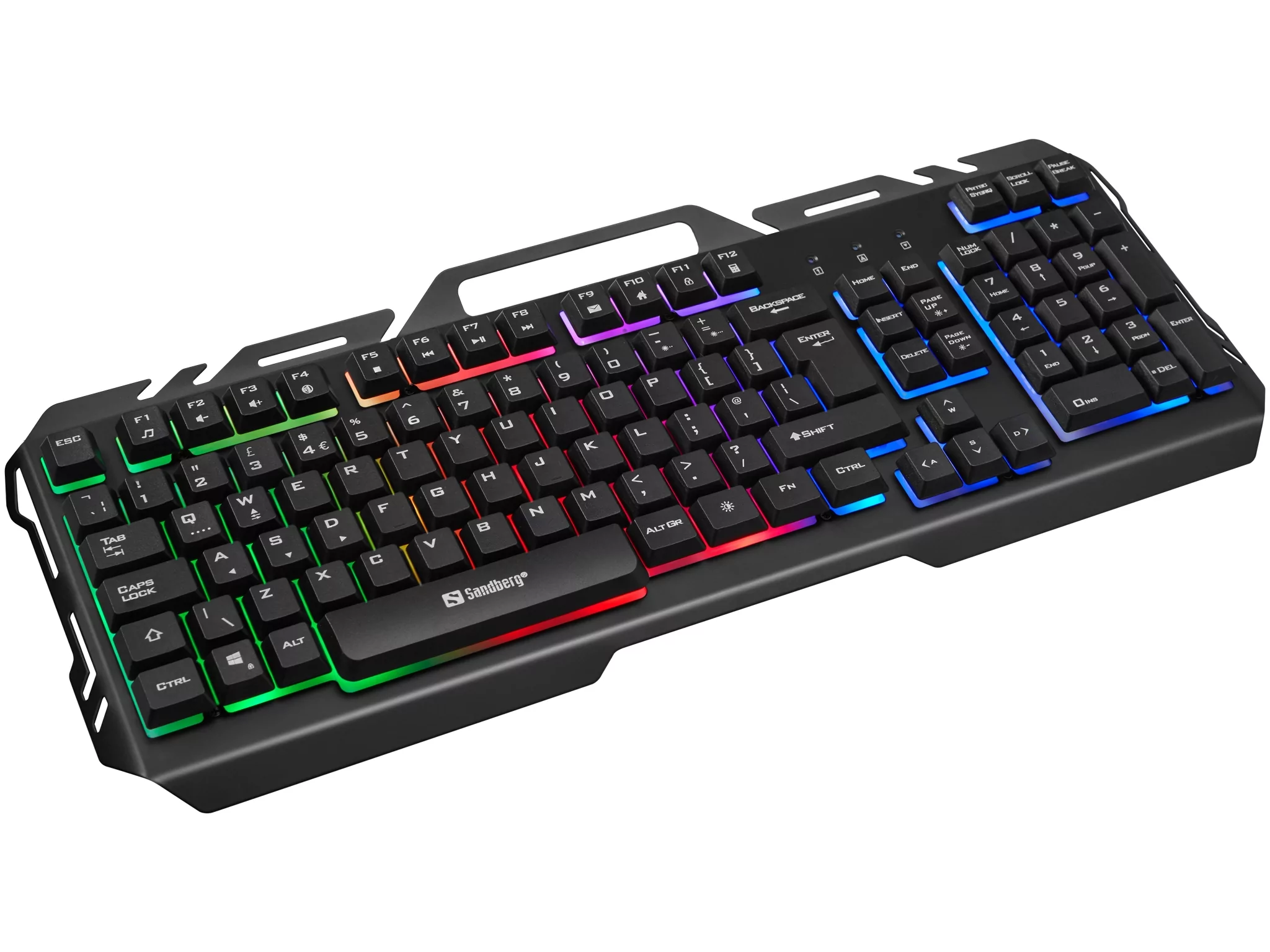 Tastierë Gaming  Sandberg Mechanical Gamer Keyboard / Wired / Mekanike YH Blue / 105 Çelësa / German / 1.5m - Zezë 4