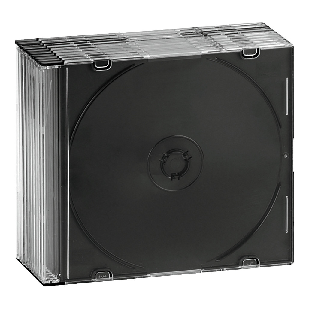 Slim Case për CD, DVD, Blu-ray Intenso, 10 Copë, Transparent thumbnail 2