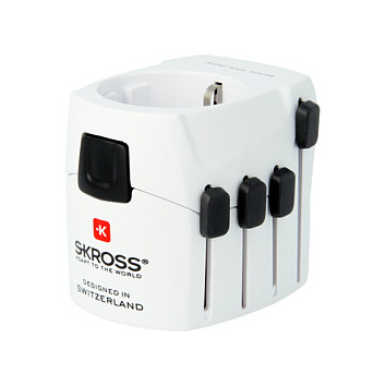 Adapter SKROSS Europe to USA USB, 1x USB-A, 100V-250V, 15A, 3750W - Bardhë 8
