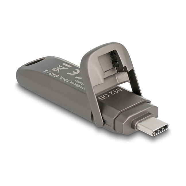 USB Flash Drive Stick DELOCK USB-C / 512GB / 1980MB/s thumbnail 2
