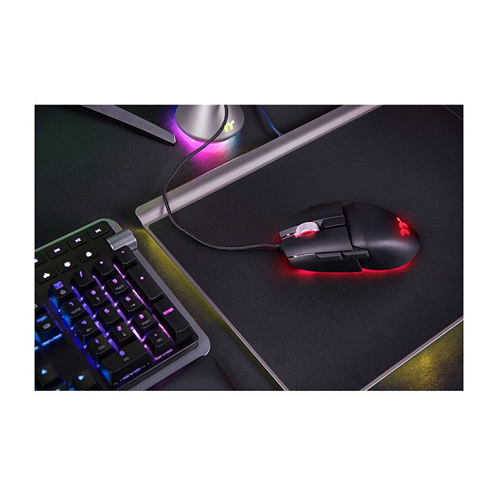 Maus Gaming Thermaltake Argent M5 RGB / GMO-AMF-WDOOBK-01 / Sensor Optik PixArt PMW-3389 / 16000 DPI / Wired USB – Zezë 6