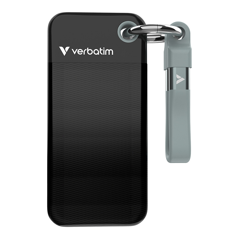 SSD të Jashtme Verbatim Pocket SSD / USB 3.2 / 1TB - Zezë/Gri