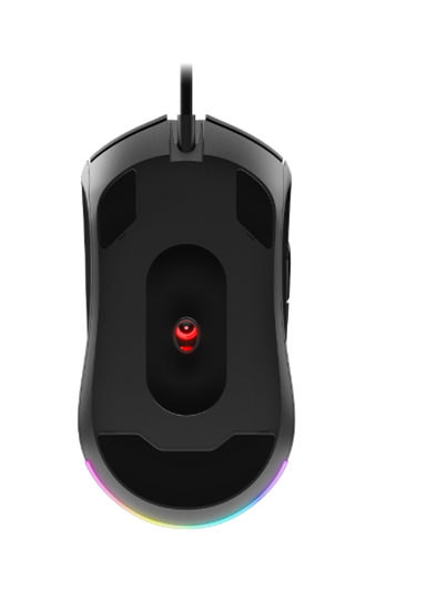 Maus Gaming MSI FORGE GM320, me kabllo, Sensor Optik, Ndriçim RGB, Dizajn Ergonomik – Zezë 3