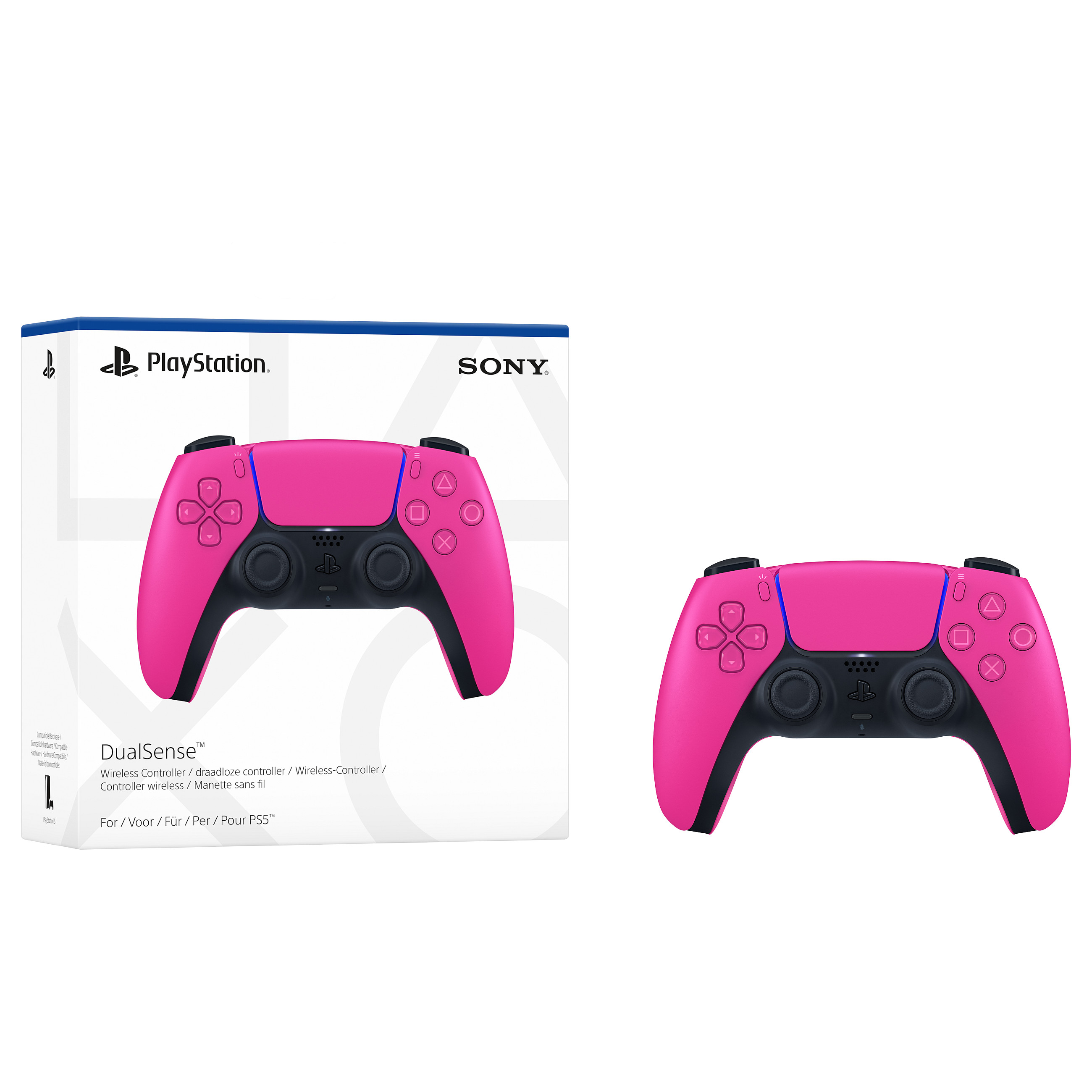 Kontroller Sony DualSense Nova Pink / Wireless & Wired – Rozë thumbnail 5