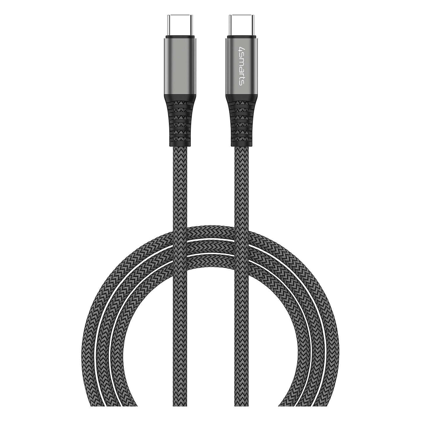 Kabllo USB 4smarts DigitCord Enterprise, USB4, USB-C në USB-C, 240W, 40Gbps, 1.5m - Zezë 5