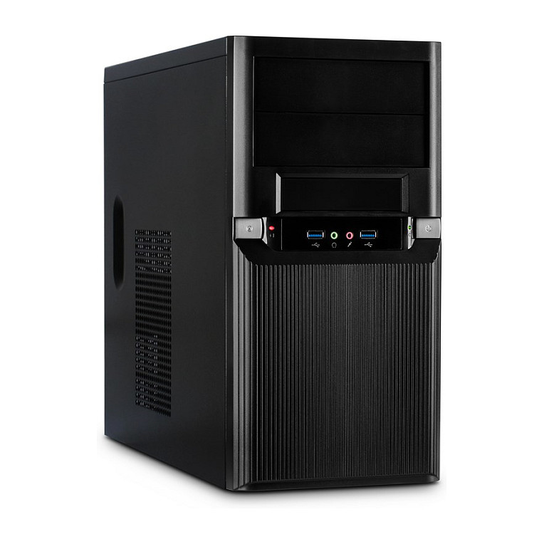 Kasë PC Inter-Tech TM-515 / Micro Tower / Micro-ATX / 2x USB 3.0 / 2x 5.25" Bay - Zezë