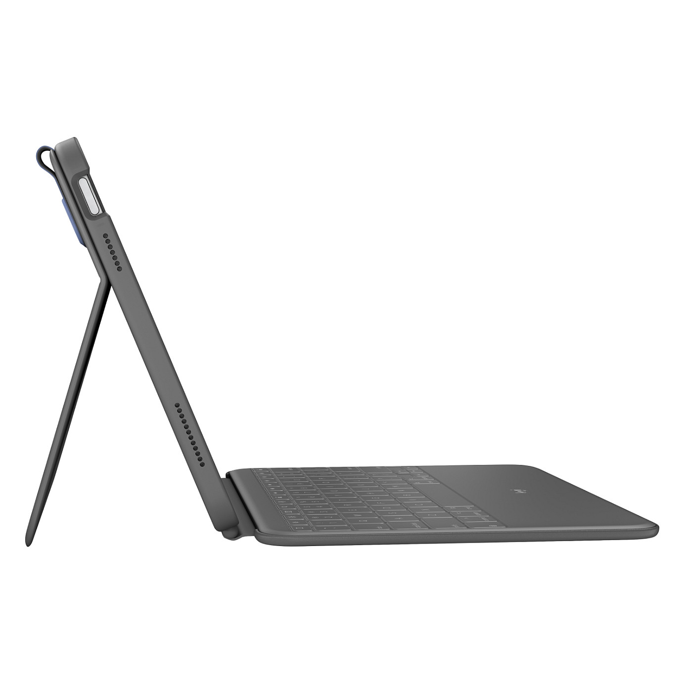 Tastierë për Tablet Logitech Rugged Folio / iPad 10.9" 10th Gen / QWERTY English / Smart Connector / 4 Mënyra Përdorimi / Mbrojtje ndaj Goditjeve – Gri 3