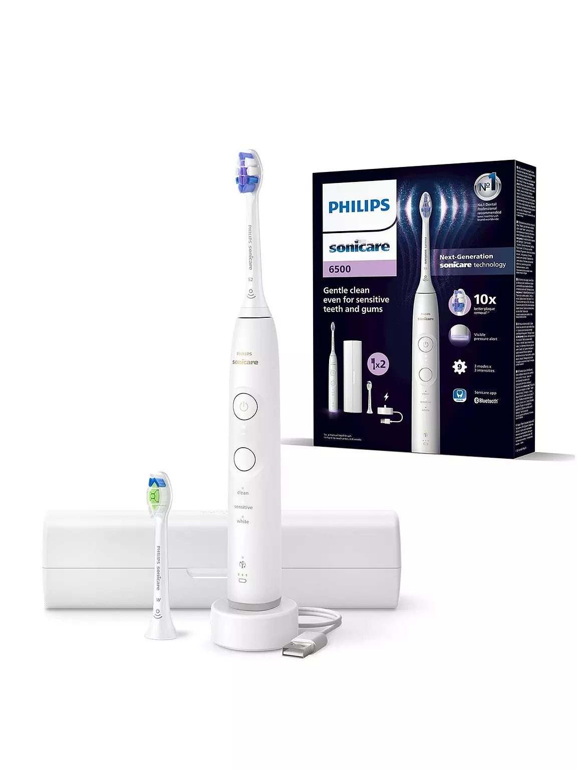 Furçë dhëmbësh elektrike për fëmijë Philips Sonicare For Kids HX6352/42 / Bluetooth / 2 Modalitete / 31.000 Lëvizje/min / SmartTimer / 2 Javë – Rozë/Mix 9