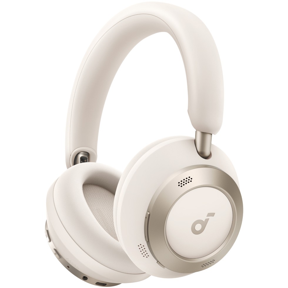 Kufje pa kabllo Soundcore Space One Pro / Over-Ear / Bluetooth 5.3 / 40mm / 20-40000Hz / LDAC / ANC / Multipoint / Mikrofon AI - Bardhë 9