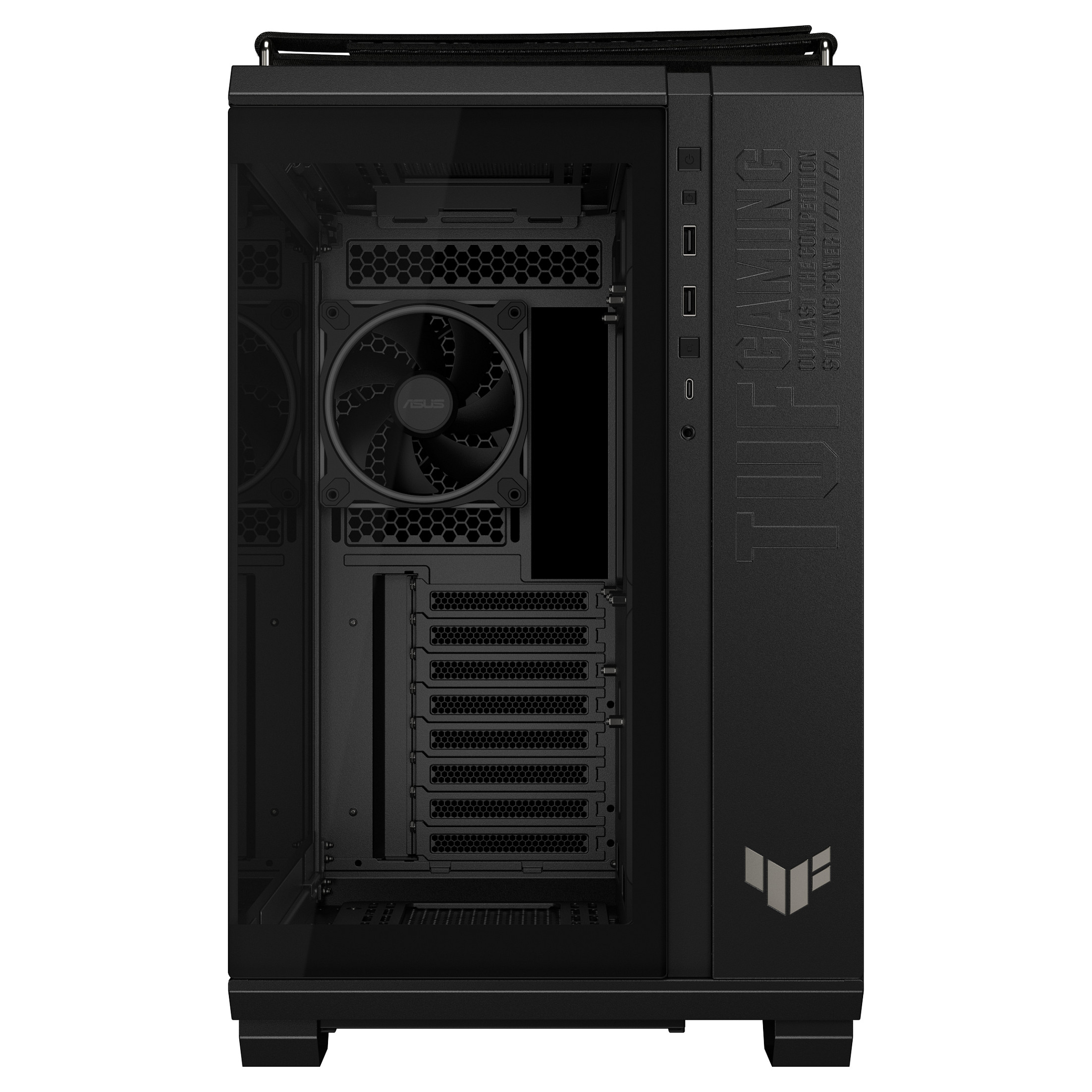 Kasë Asus TUF Gaming GT502 Horizon TG ARGB -Zezë thumbnail 3