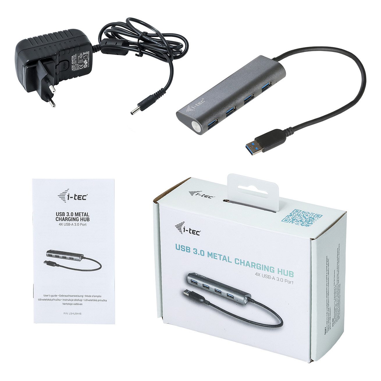 Hub i-tec U3HUB448 / 4x USB-A 3.2 / 5V/2A – Hiri 7