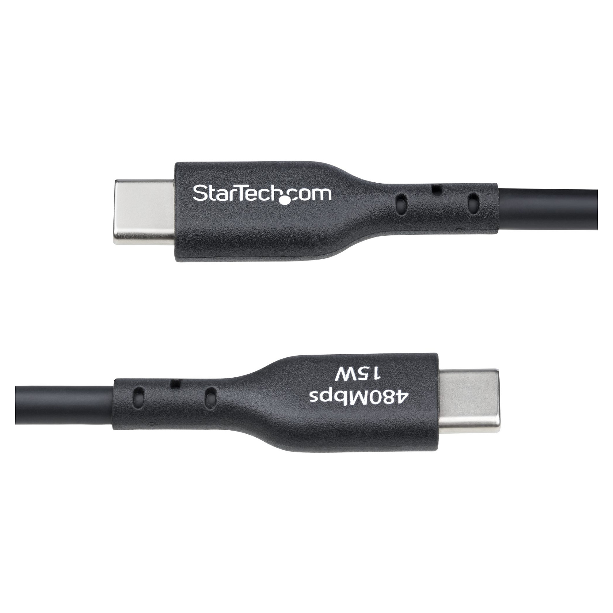 Kabllo StarTech.com USB2AC3MNC, USB-A në USB-C, USB 2.0, 480 Mbps, 15 W, 3 m - Zezë 5