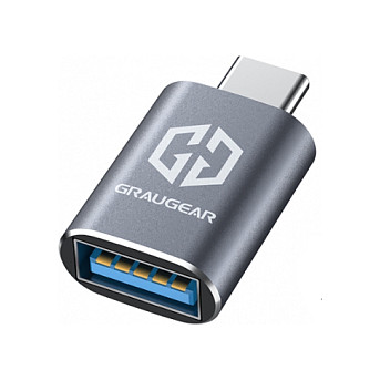 GRAUGEAR USB 3.2 Gen2 Adapter Type‑A to Type‑C / Plug / 2 copë
