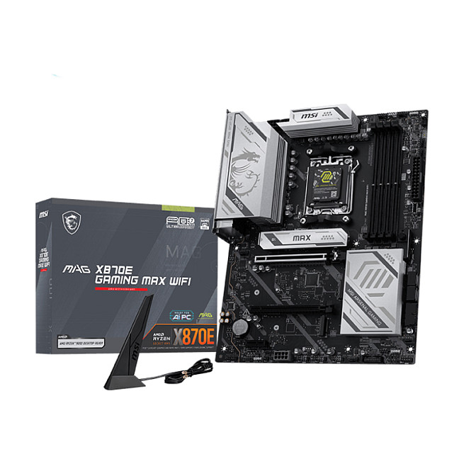 Pllakë Amë AMD AM5 MSI MAG X870E GAMING MAX Wi‑Fi / DDR5 / ATX / HDMI
